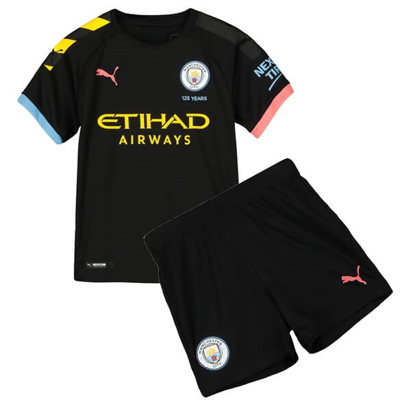 Camiseta Manchester City 2ª Niño 2019 2020 Negro